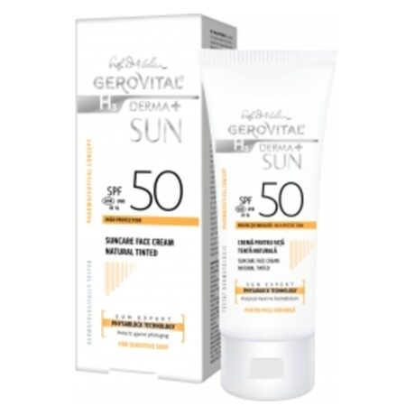 Gerovital Suncare Face Cream Natural Tinted SPF50 50ml