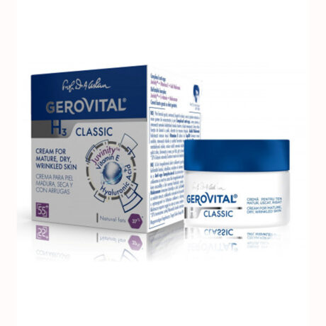 Gerovital H3 Classic Cream for Mature Dry Wrinkled Skin 50ml-55+