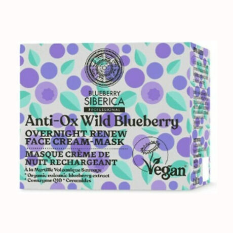 Natura Siberica Blueberry Anti-Ox Wild Blueberry Overenight Renew Face Cream-Mask 50ml2